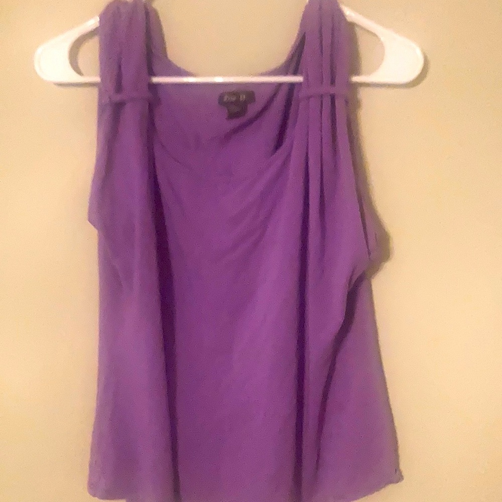 Size large purple shirt